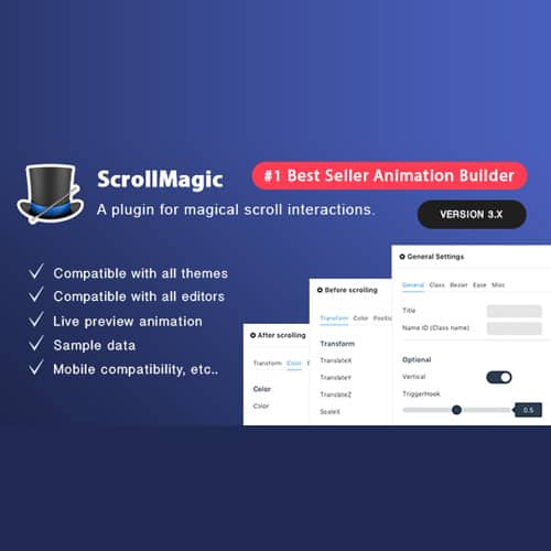 Scroll Magic – Animation Builder WordPress Plugin